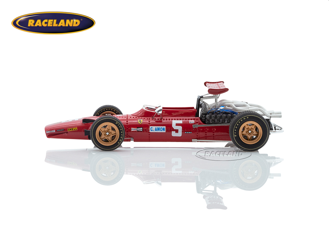 Ferrari 312 F1 Scuderia Ferrari 2° GP England Brands Hatch 1968