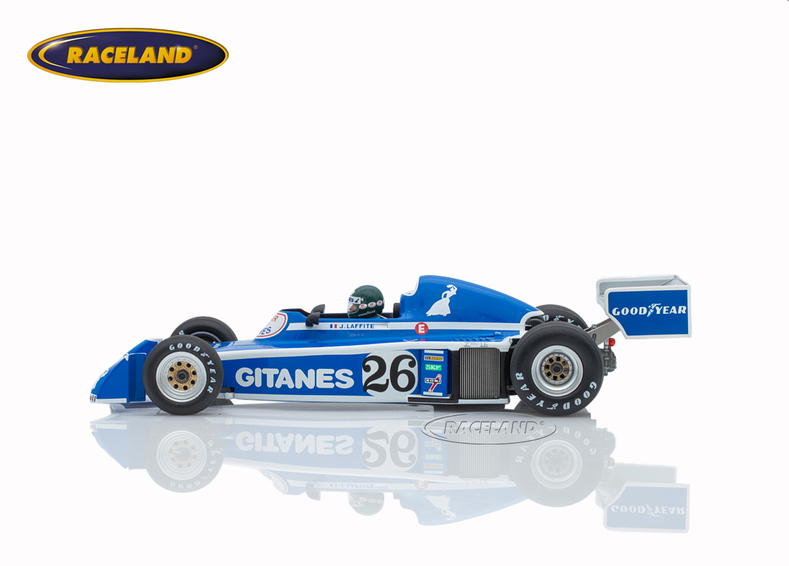 Ligier JS5 Matra V12 F1 Gitanes 3° GP Belgien Zolder 1976